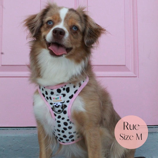 Moo No-Pull Dog Harness – Eco-Friendly Cow Print Dog Gear
