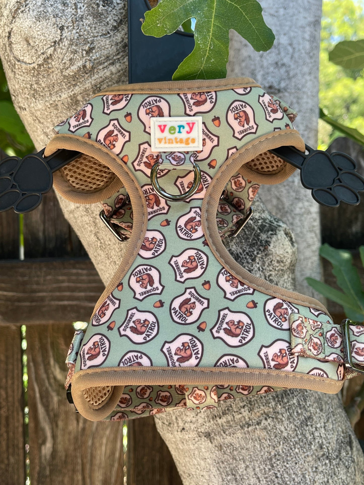 Squirrel Patrol No-Pull Dog Harness – Eco-Friendly Adventure Gear
