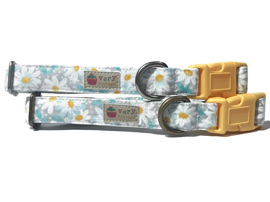 Daisy Chain - Organic Cotton Dog & Cat Collars - Handmade in the USA