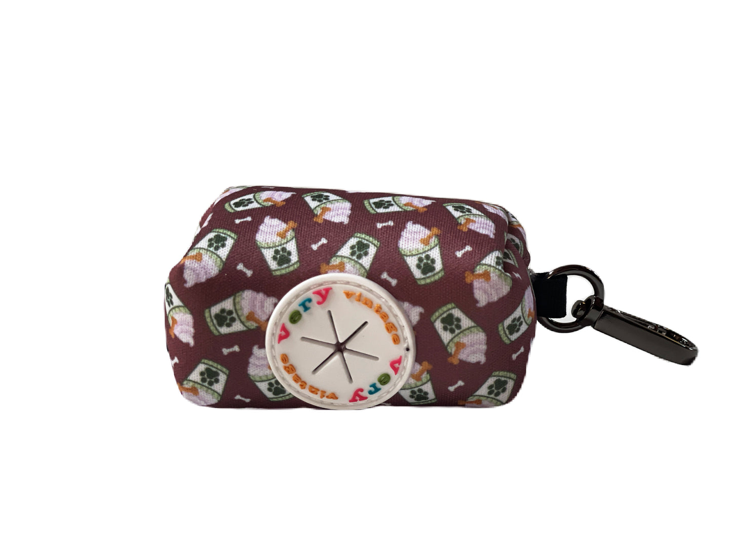 Puppachino Dog Poop Bag Holder – Brown Pup Cup Recycled Waste Bag Dispenser