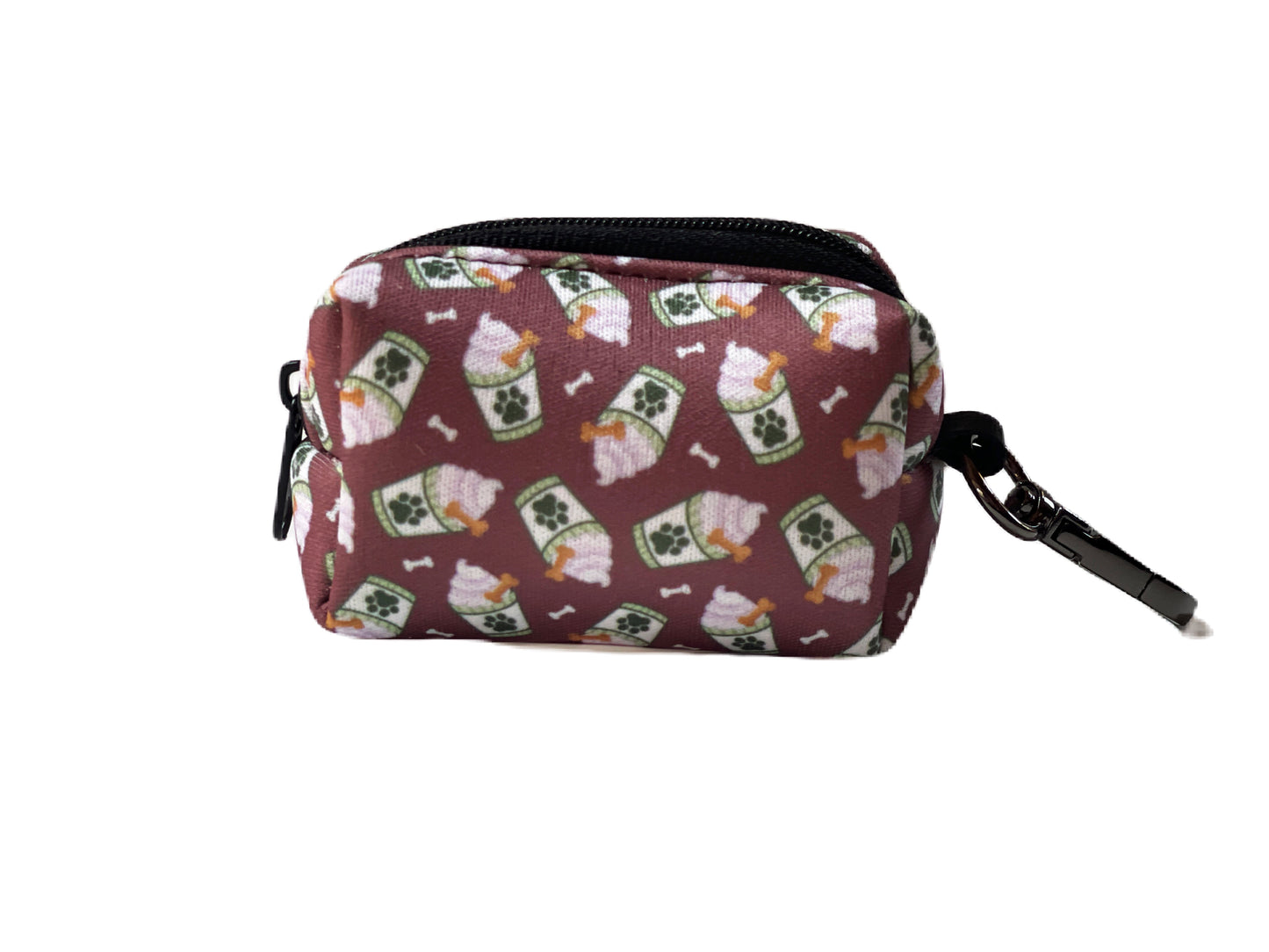 Puppachino Dog Poop Bag Holder – Brown Pup Cup Recycled Waste Bag Dispenser