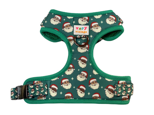 Santa - Adjustable Dog Harness - Heavy Duty Metal Hardware