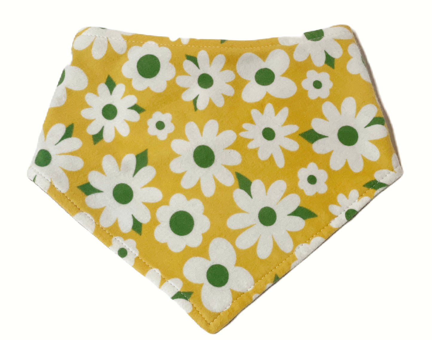 Sunny Flower - Eco-Friendly Snap on Bandana - Made in the USA