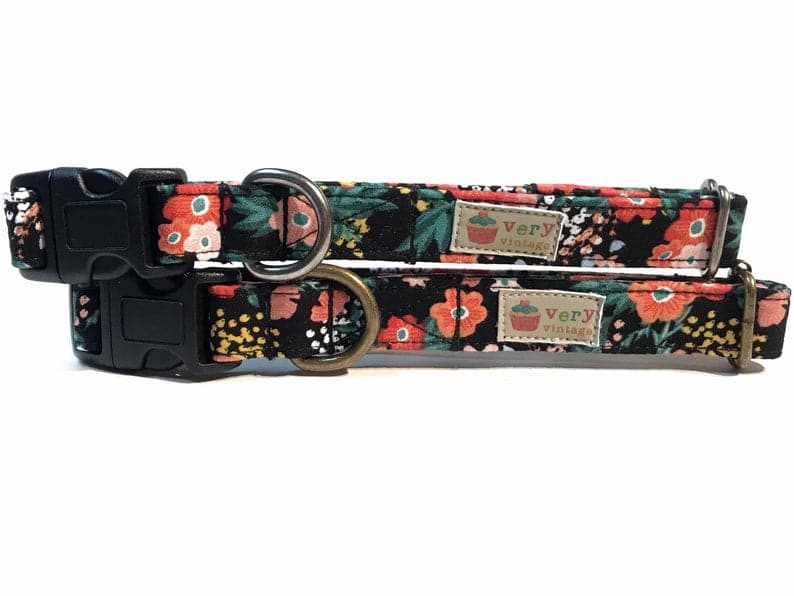 Beatrix - Organic Cotton Dog & Cat Collars - Handmade in the USA