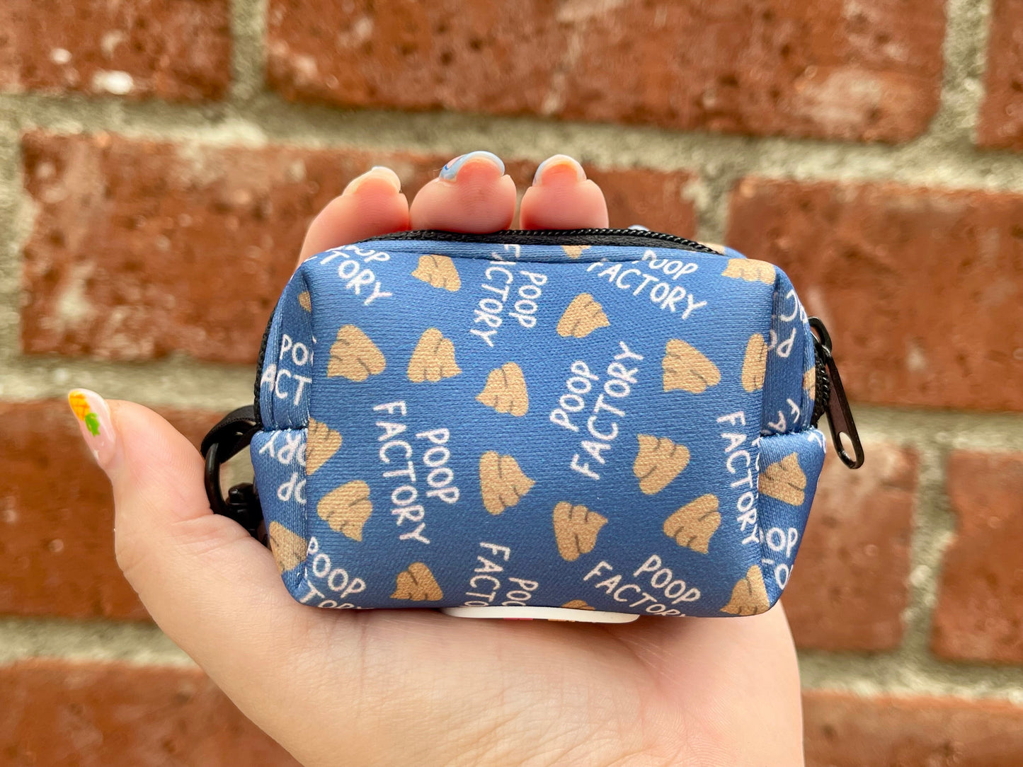 Poop Factory Dog Poop Bag Holder – Fun Poop Emoji Recycled Waste Bag Dispenser