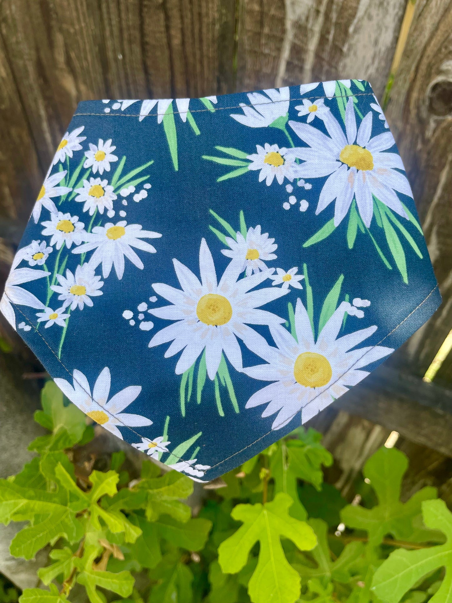 Daisy Days Dog Bandana – Eco-Friendly Snap-On Pet Scarf – Made in the USA