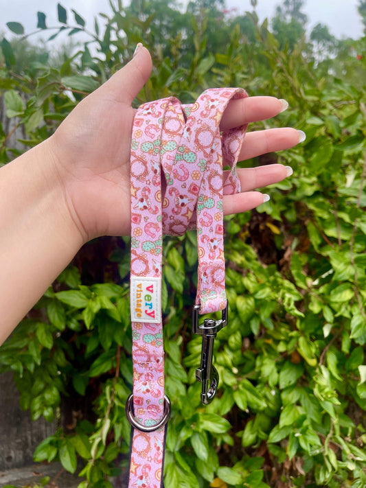 Desert Darling Dog Leash – Pink Western Print Lead – Recycled & Eco-Friendly