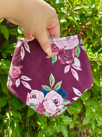 Gatsby Floral Dog Bandana – Eco-Friendly Snap-On Pet Scarf – Made in the USA