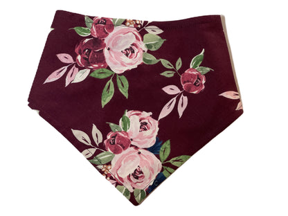 Gatsby Floral Dog Bandana – Eco-Friendly Snap-On Pet Scarf – Made in the USA