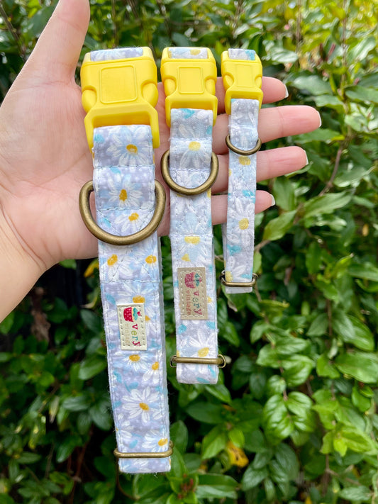 Daisy Chain - Organic Cotton Dog & Cat Collars - Handmade in the USA