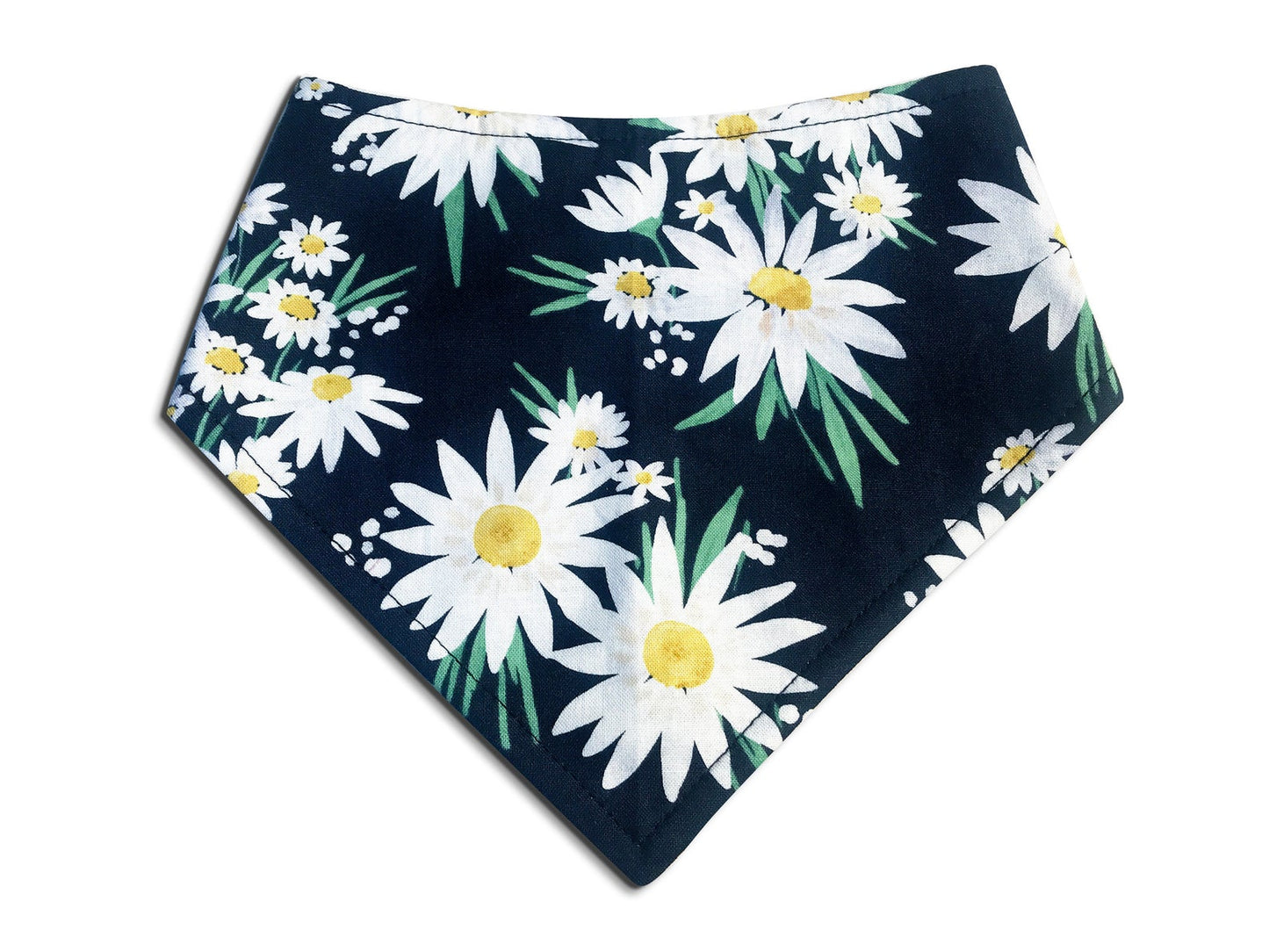 Daisy Days Dog Bandana – Eco-Friendly Snap-On Pet Scarf – Made in the USA