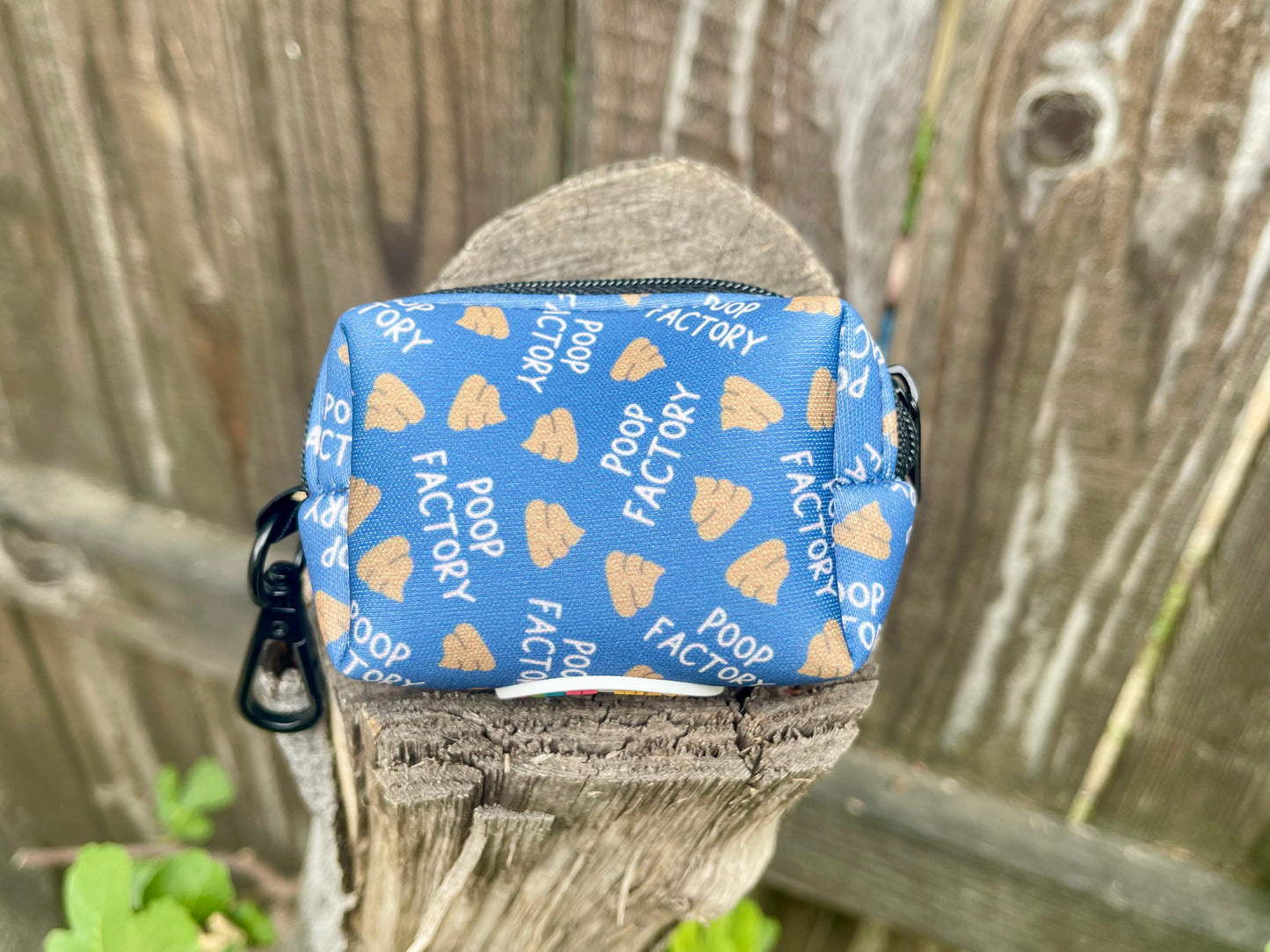 Poop Factory Dog Poop Bag Holder – Fun Poop Emoji Recycled Waste Bag Dispenser