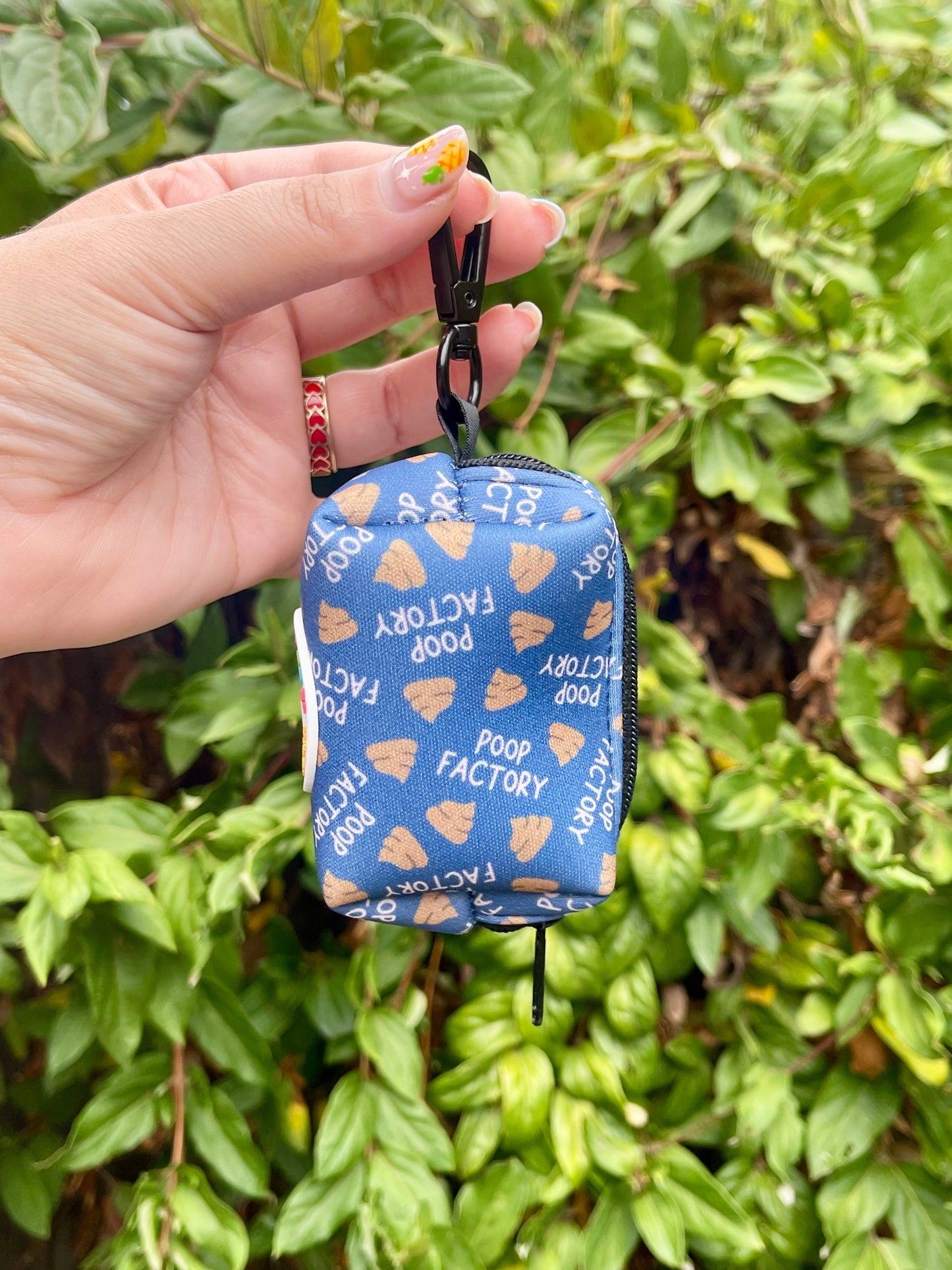Poop Factory Dog Poop Bag Holder – Fun Poop Emoji Recycled Waste Bag Dispenser