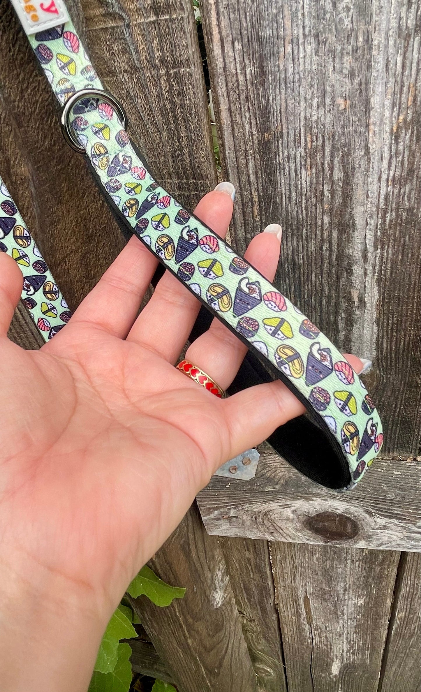 Soy Cute Dog Leash – Sushi Print Lead – Recycled & Eco-Friendly