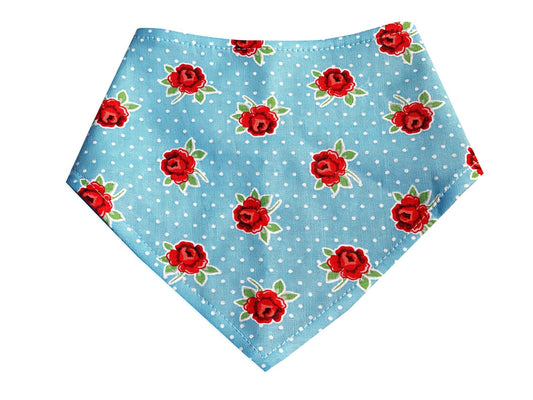 Tea Rose - Eco-Friendly Snap On Bandana - Made in the USA
